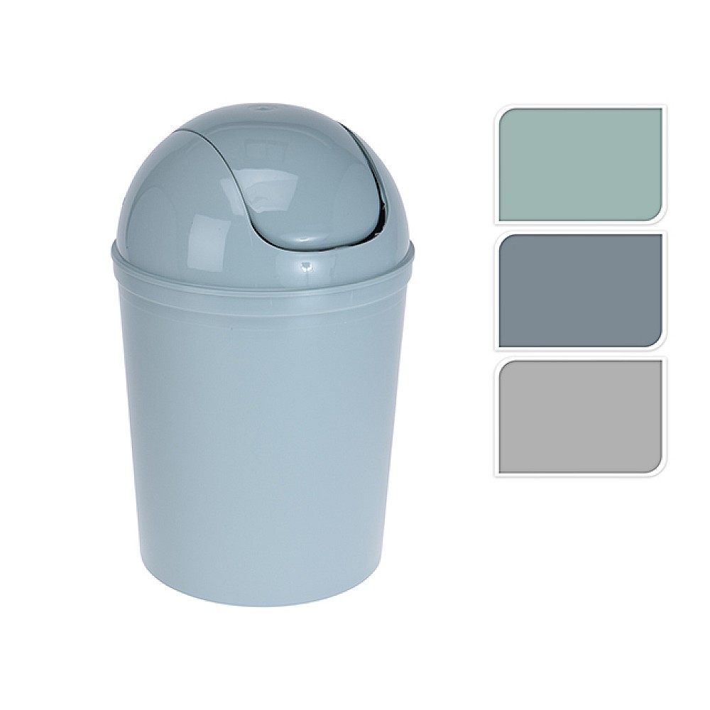 Cos pentru gunoi cu capac plutitor Bathroom 30cm, 3 culori