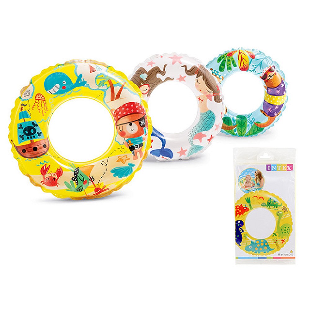 Cerc gonflabil D 61 cm „Recifele din ocean”, 6-10 ani, 3 modele