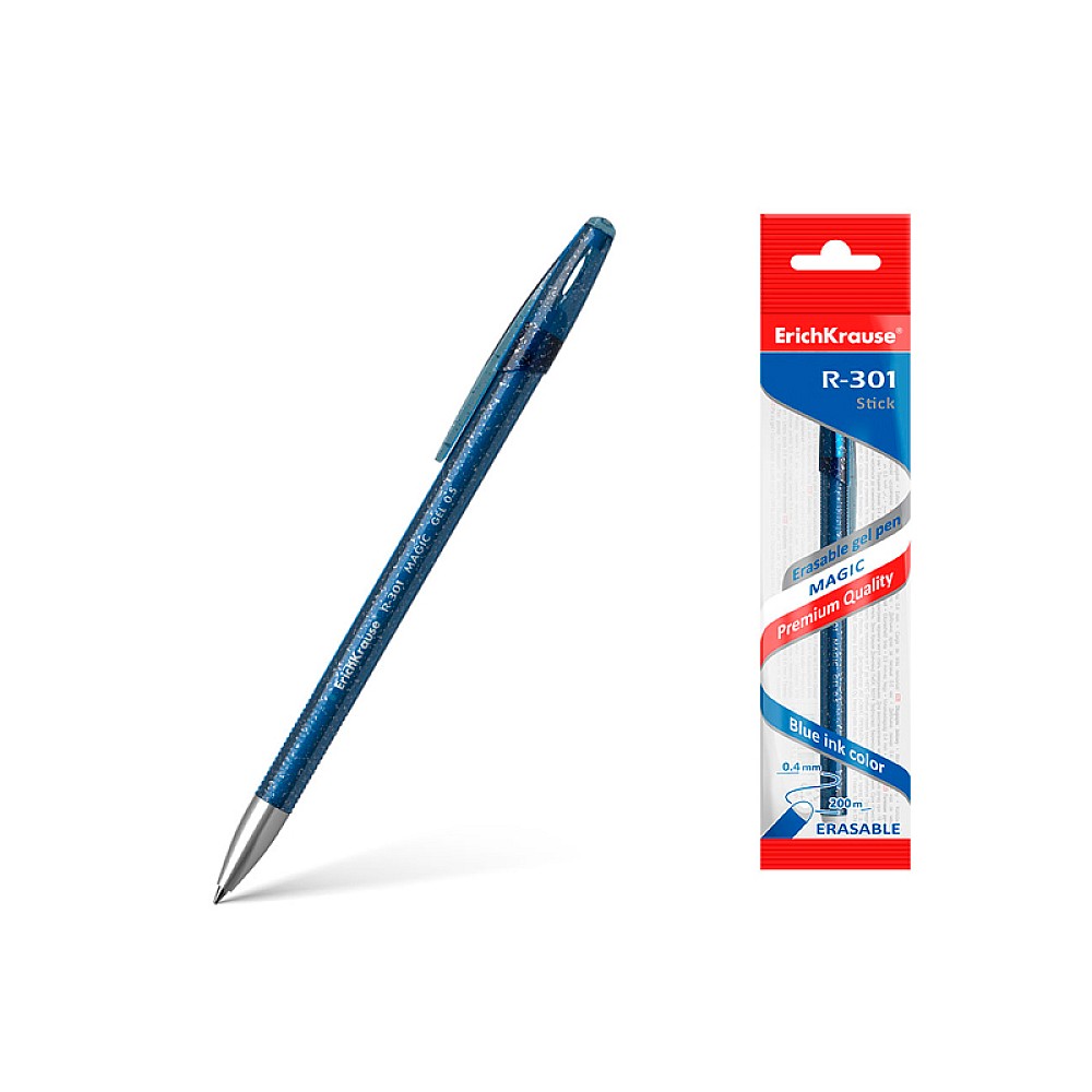 Pix gel cu elastic ErichKrause Magic Gel, albastru