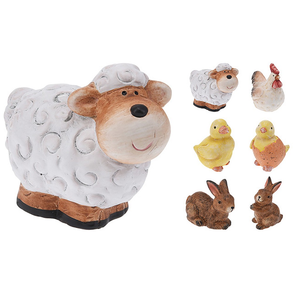 Figurina cu motiv pascal, ceramica, 6 design