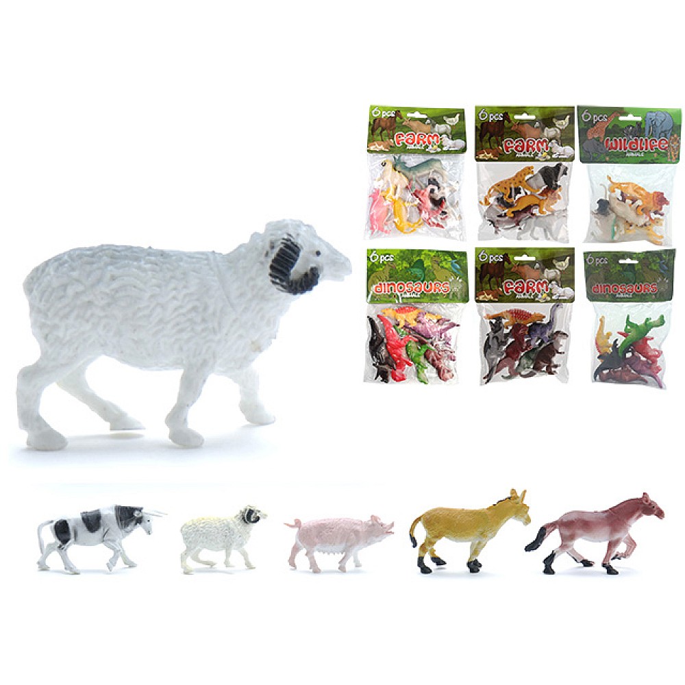 Set figurine animale 6 buc 7.5cm