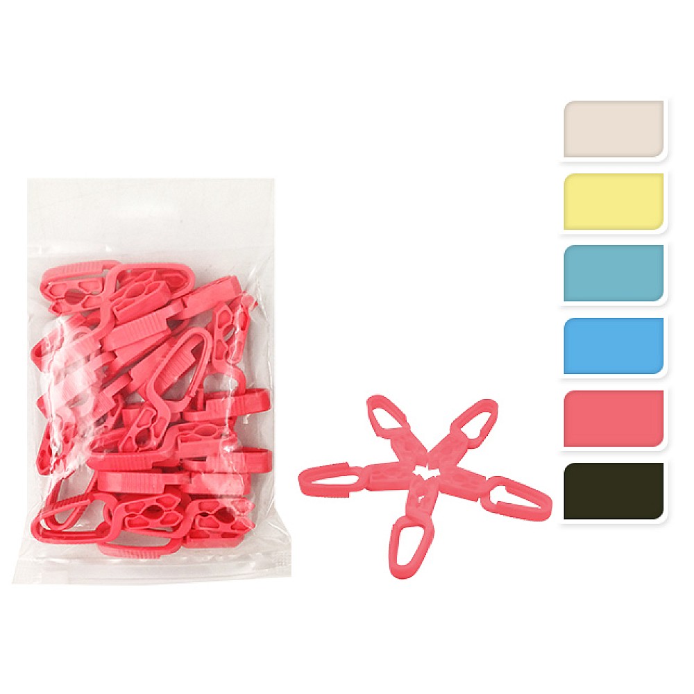 Set cleste pentru haine Jagiello 20buc 7cm in pachet