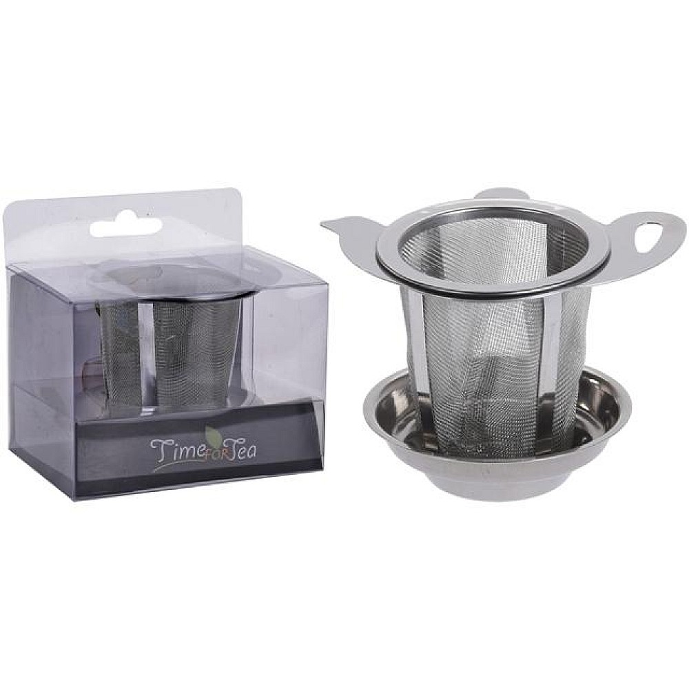 Sita pentru infuzia ceaiului D7cm, H7cm si capac-tava