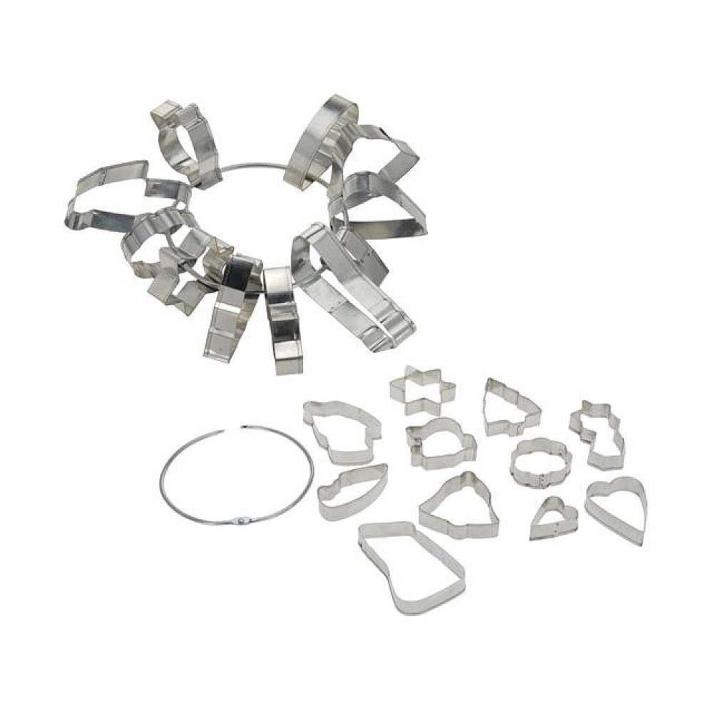 Forme pentru biscuiti Cucina 11buc, metal