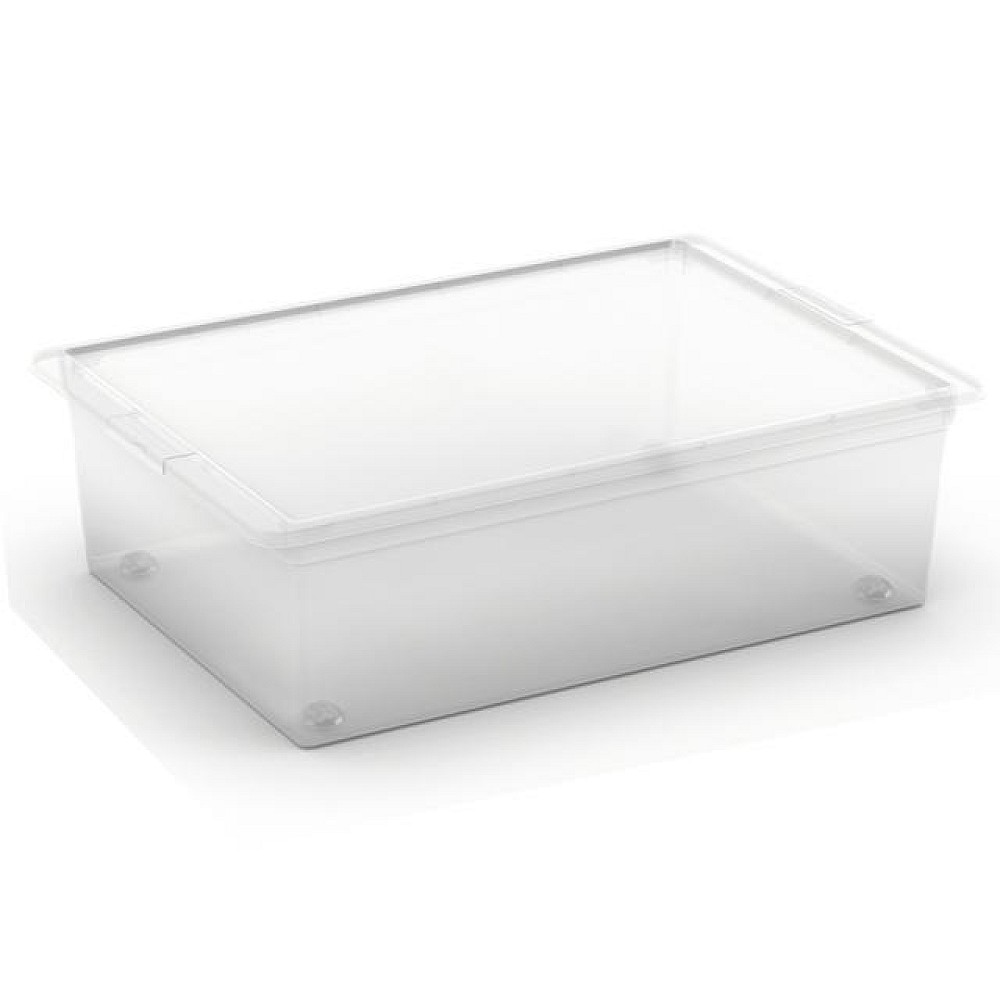 Cutie cu capac si roti C-box L 27l, 55X38.5XH16.5cm