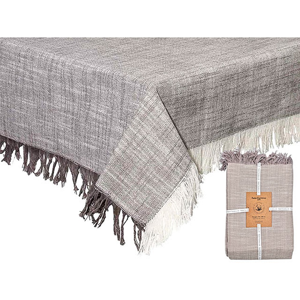 Fata de masa 150X300 cm Andrea Fontebasso Volterra, 100% bumbac, bej