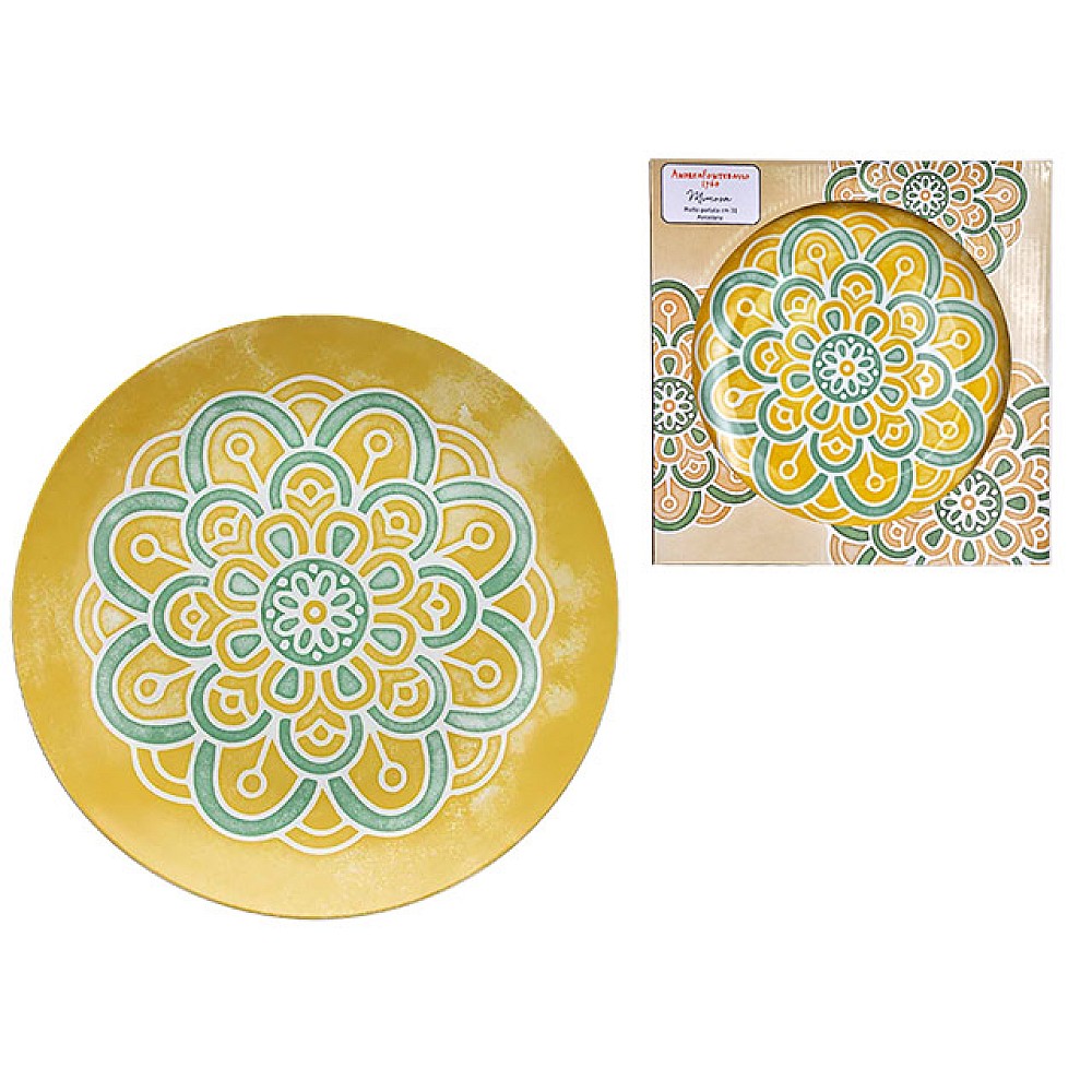Platou 31 cm Andrea Fontebasso Moon Mimosa, ceramica