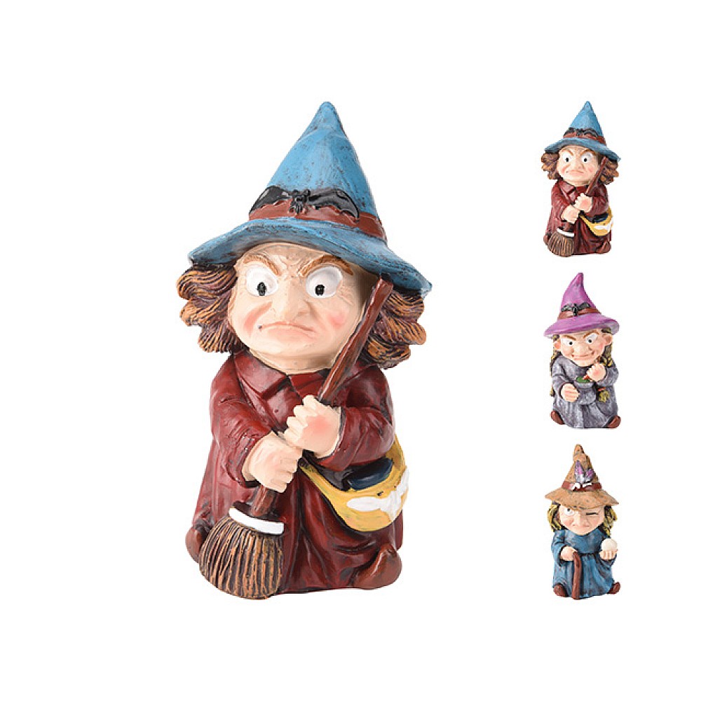 Suvenir Halloween Vrajitoare 6.5X10cm, ceramica