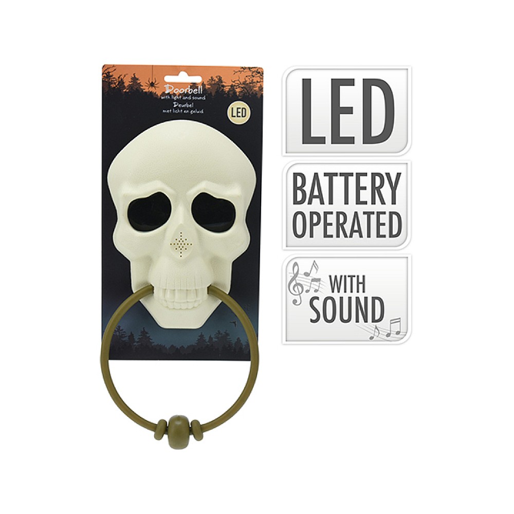 Sonerie pentru usa Halloween cu LED 14X24cm
