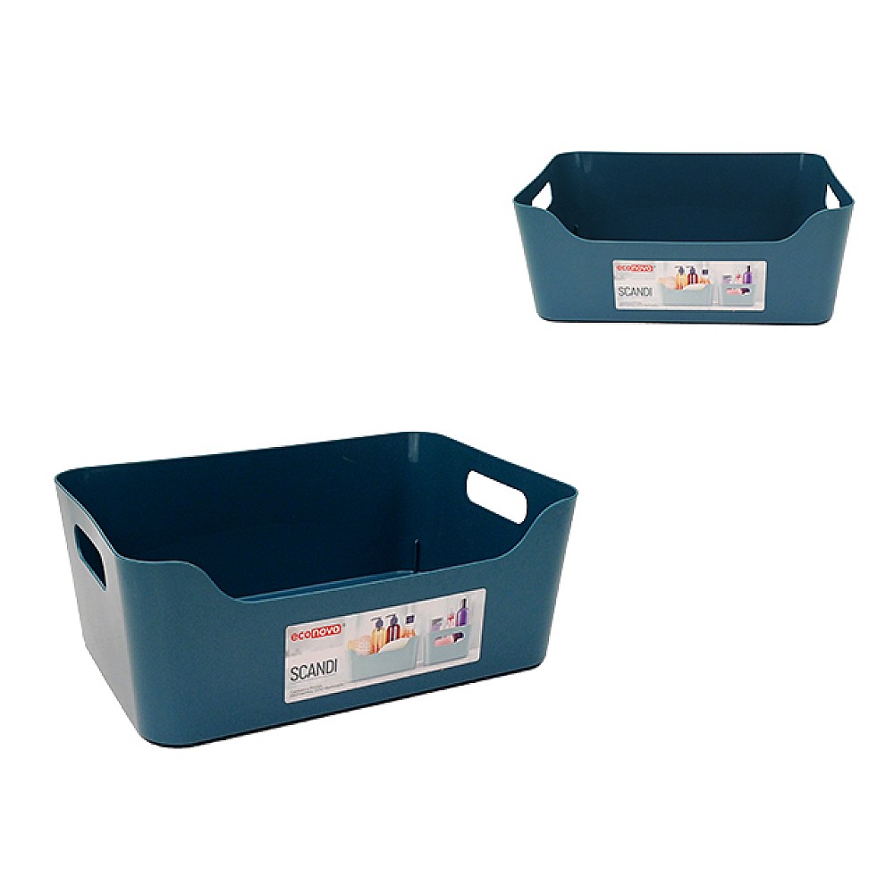 Cos Econova Scandi 4.6l, 27X19X10.5cm, albastru