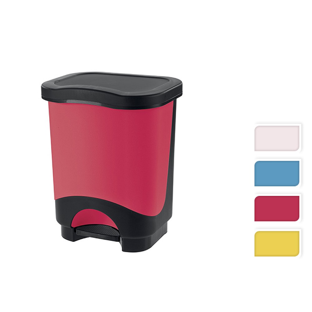 Cos pentru gunoi cu pedala Tontarelli Idea 18l, 31.6X27.6X41cm