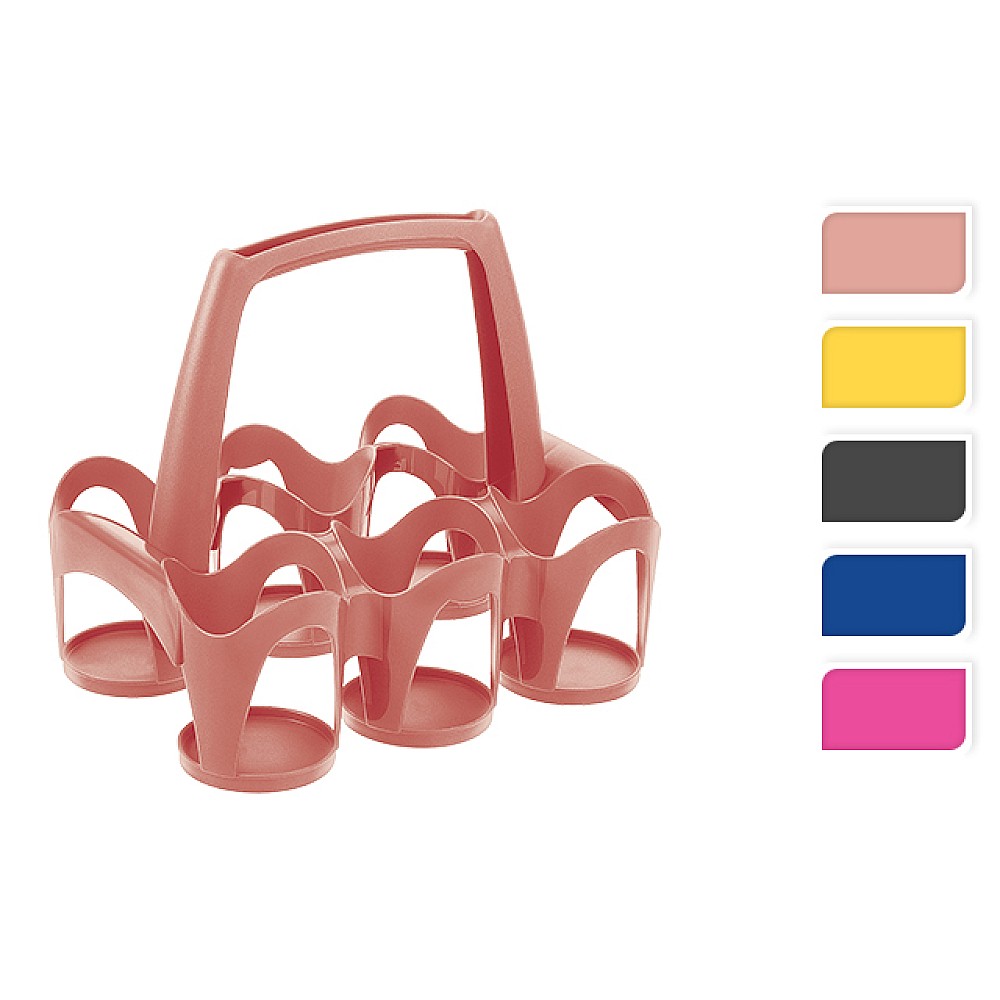 Suport de 6 sticle transportabil Drinky