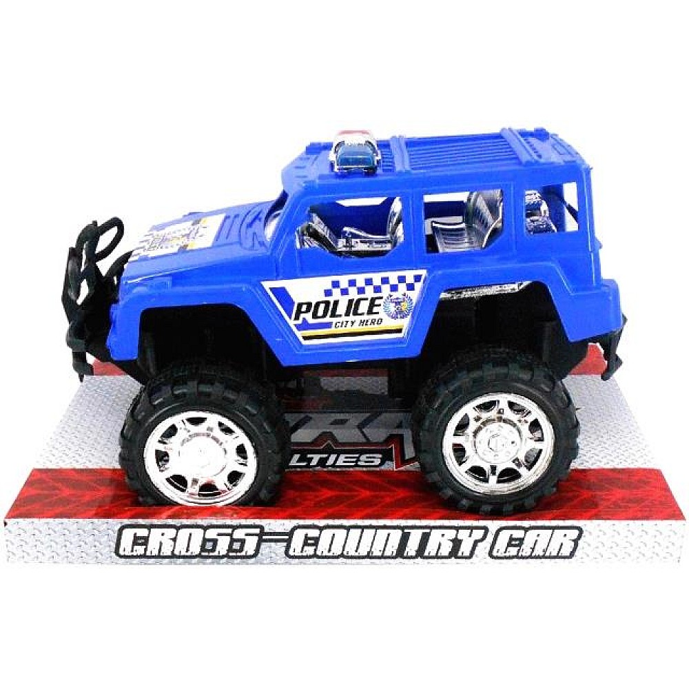 Jeep cu inertie Police 26.5X16.5X14.5cm