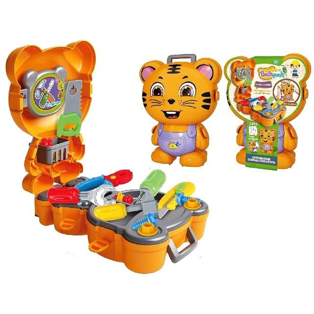 Set de joc Rucsac Tigru-Engineer 19X9X25cm