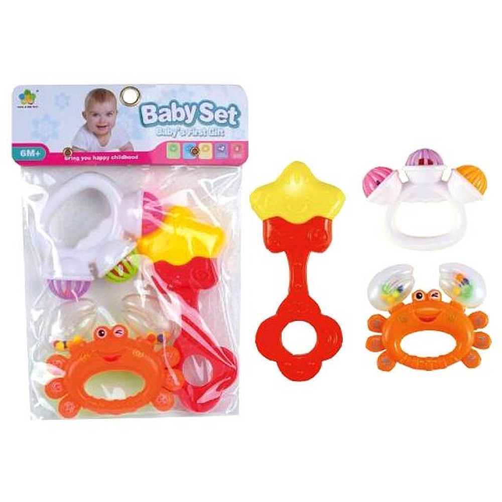 Set de zornaituri 3buc (crab, steluta, clopotei)