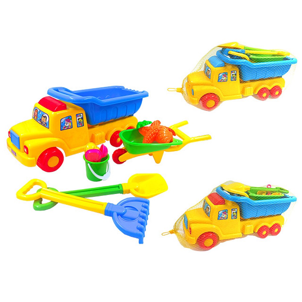 Set de jucarii pentru nisip in masina 12buc, 50X20cm