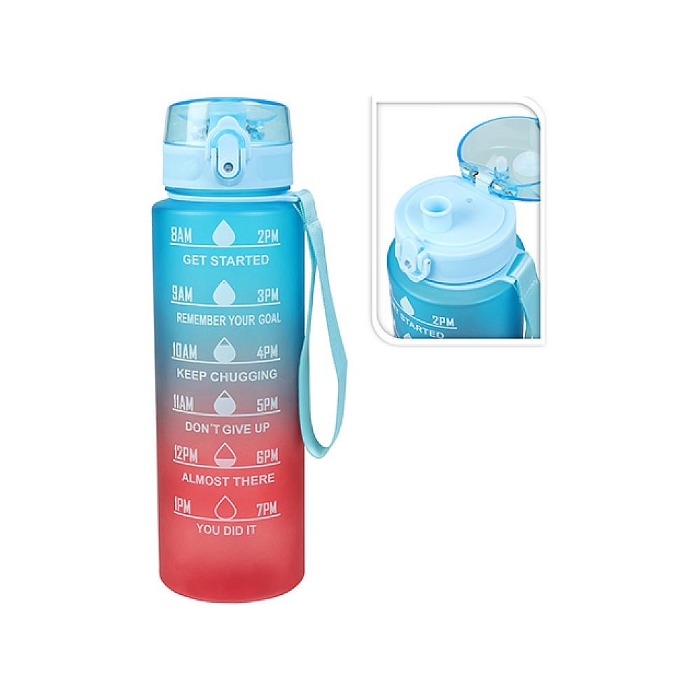 Sticla pentru apa 1 l, plastic