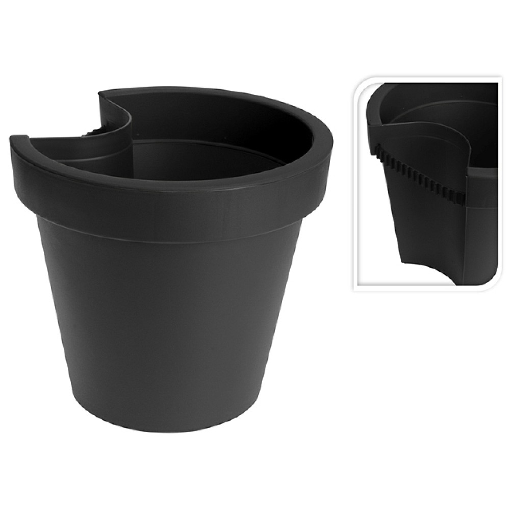 Ghiveci pentru flori cu nisa D23.5cm