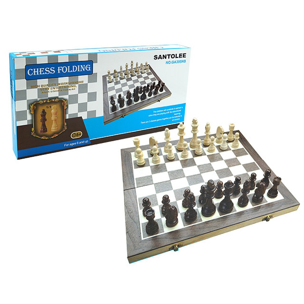 Tabla de sah 3in1, narde si joc de dame, mare