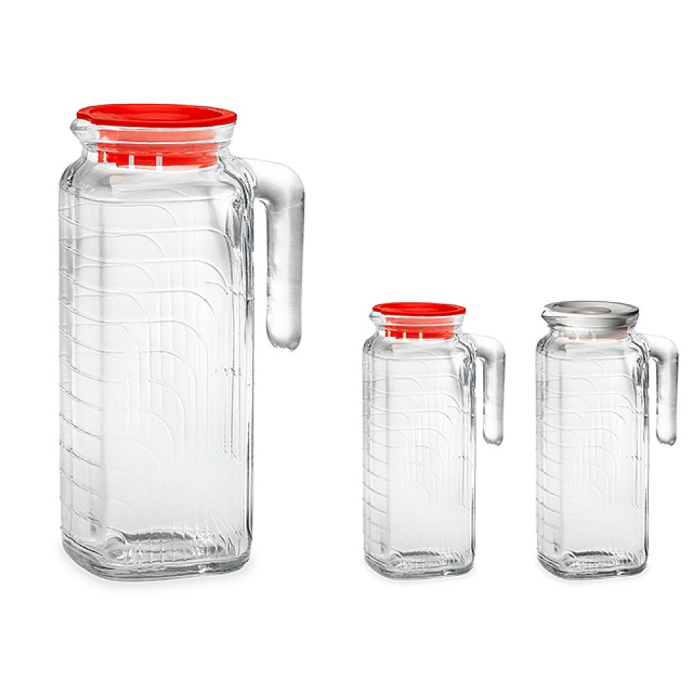 Urcior din sticla cu capac Gelo 1.2l, 23cm