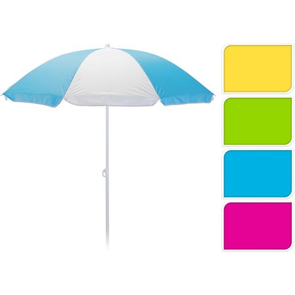 Umbrela de soare D132cm, bicolor, 4 modele