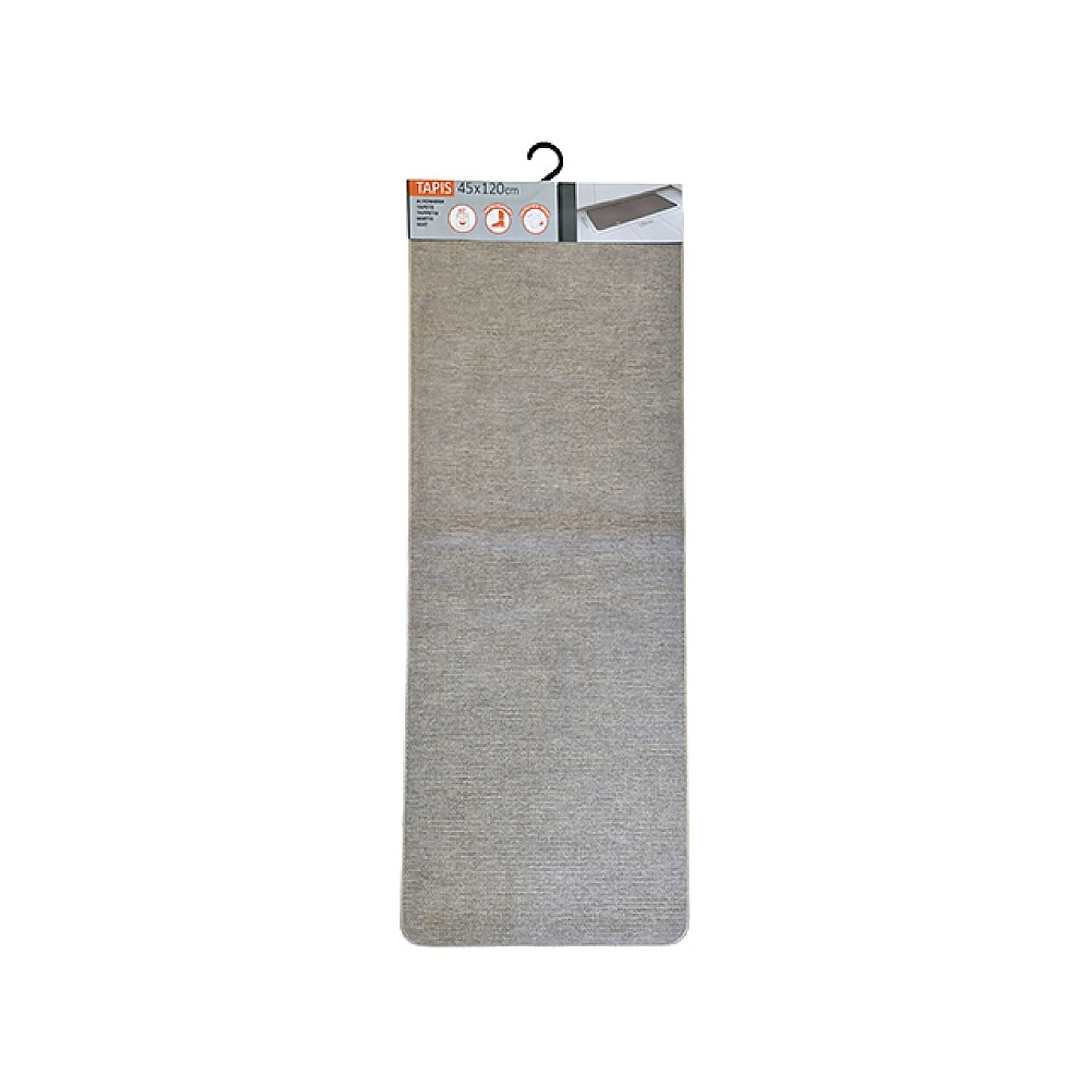 Covoras antiderapant 45X120 cm Luance Hexagone, bej, poliester/ cauiuc