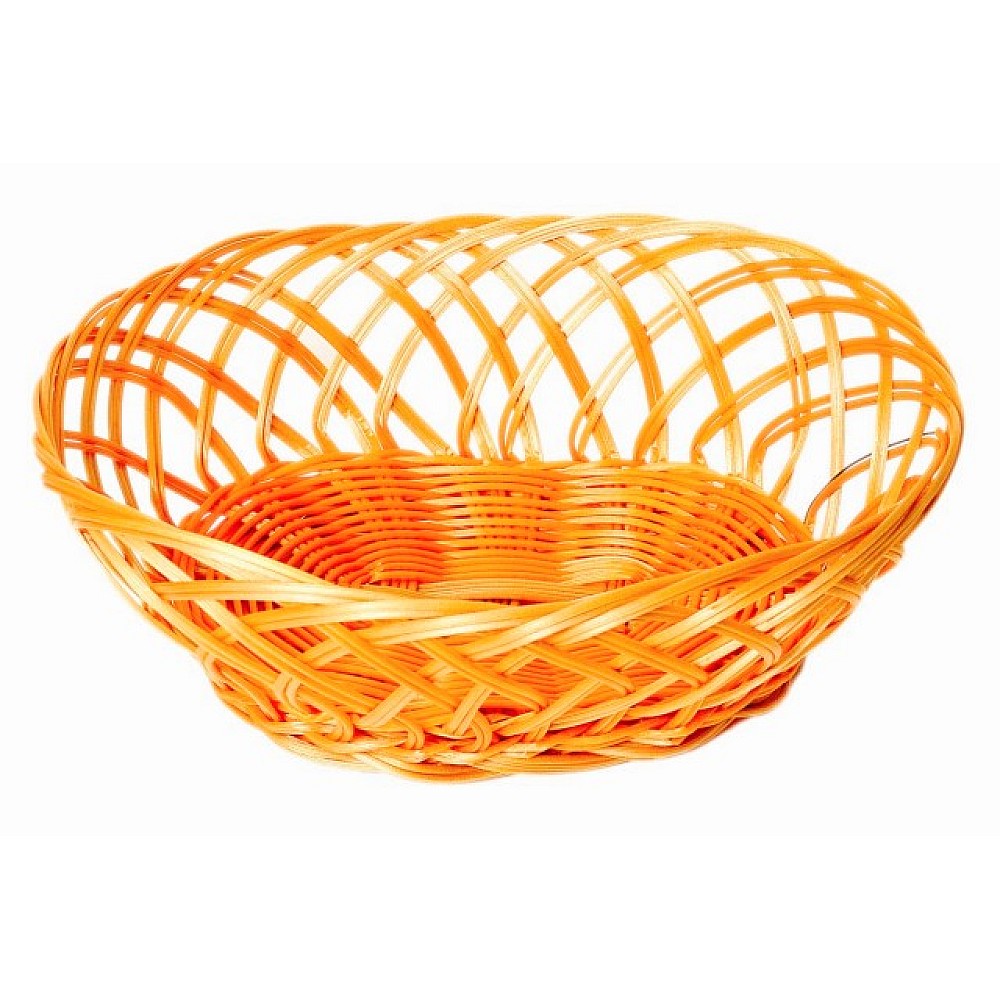 Cos pentru piine impletit oval mediu