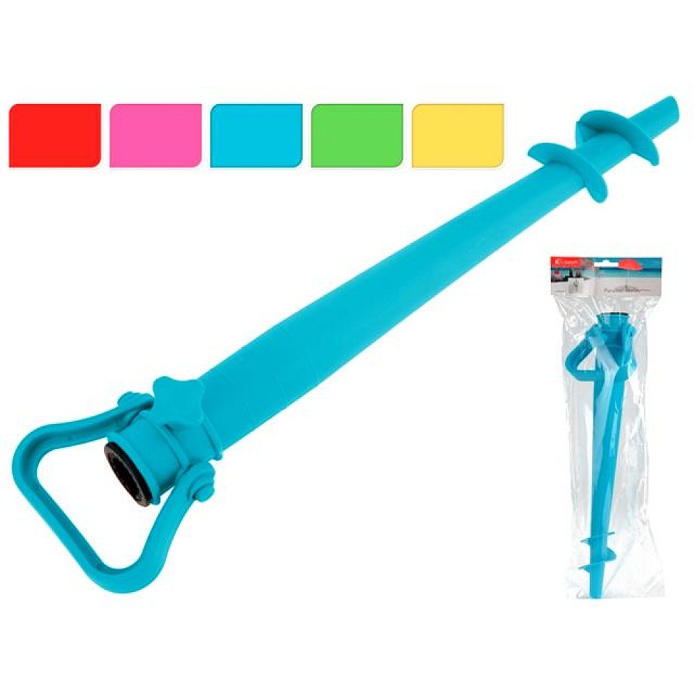 Suport-fixator pentru umbrele de plaja