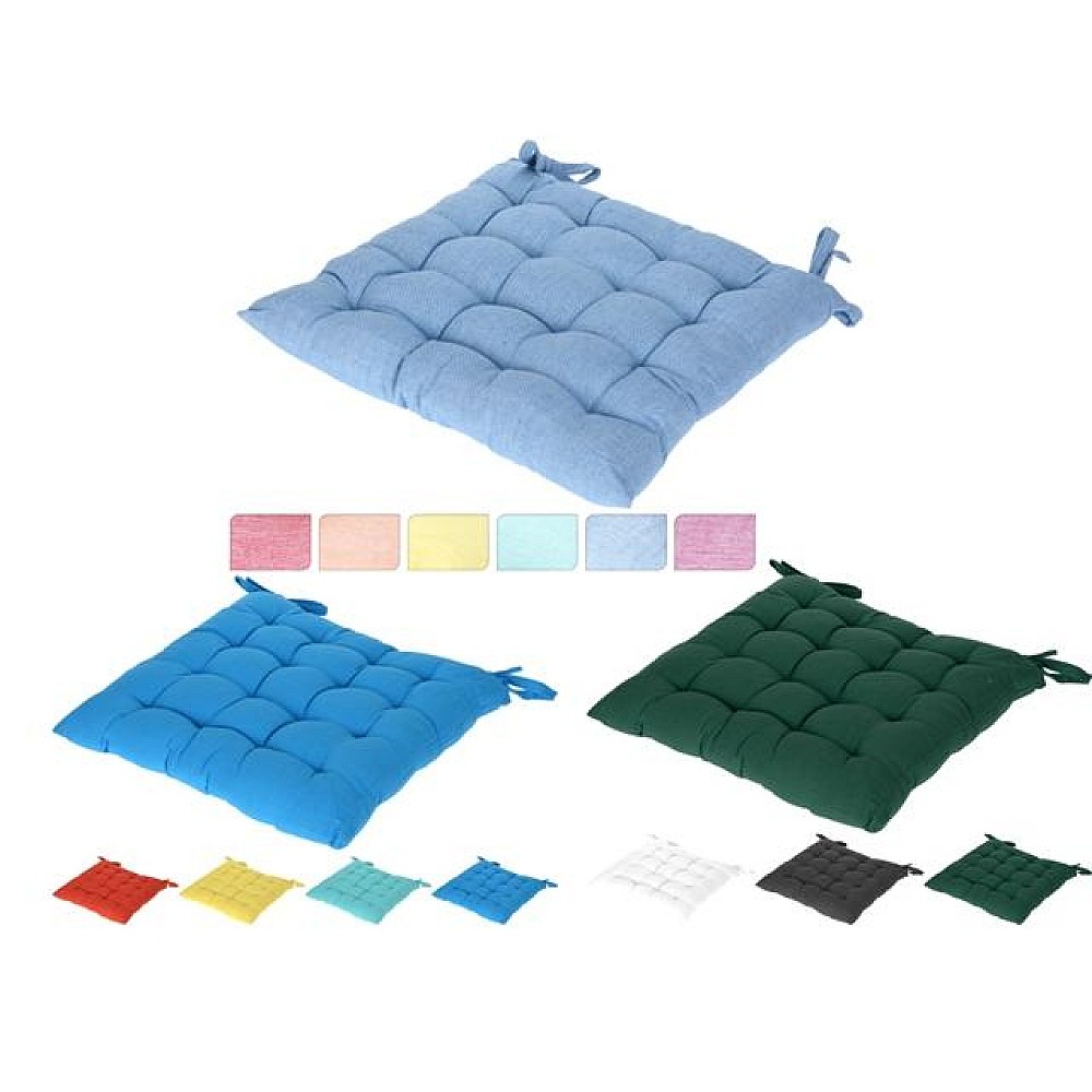 Perna pentru scaun/taburet 40X40cm H&S, H4cm, cotton, matlasat
