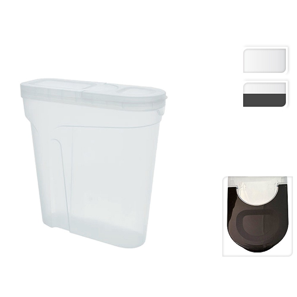 Container pentru produse vrac Jagiello 2.4l, 22X8X23.5cm, cu dozator