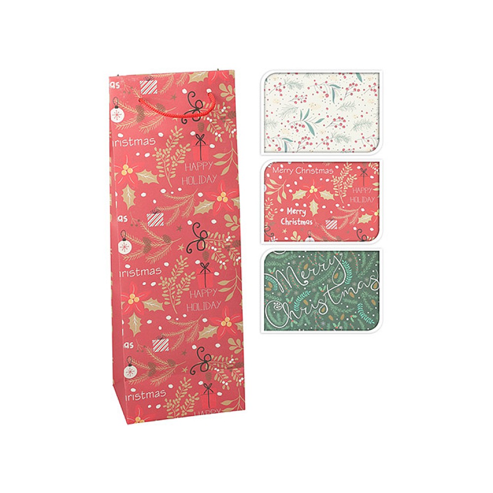 Punga cadou pentru sticla 12X9X35 cm 