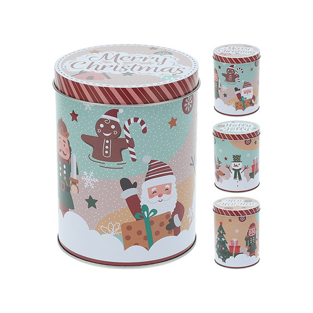 Cutie de Craciun D10.5 cm, H14 cm 