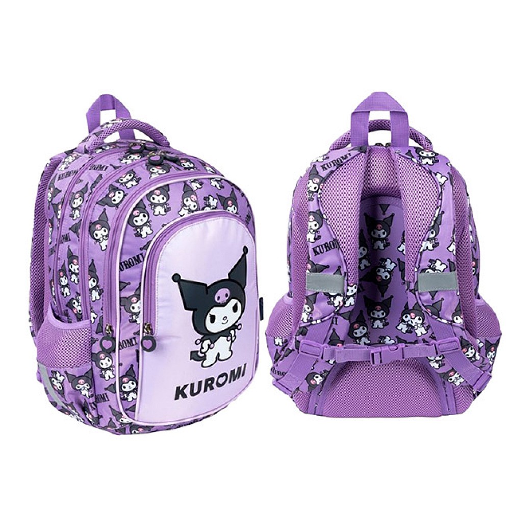 Ghiozdan scolar Kuromi Violet 28X18X40 cm