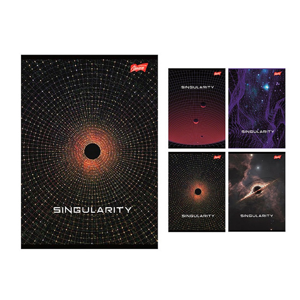 Caiet A5 80 foi patratele Singularity
