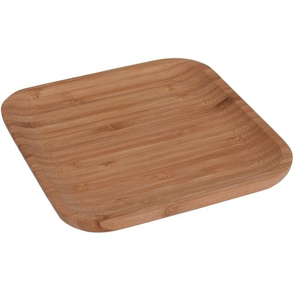 Platou de servire EH 17X17X1.5cm, de bambus