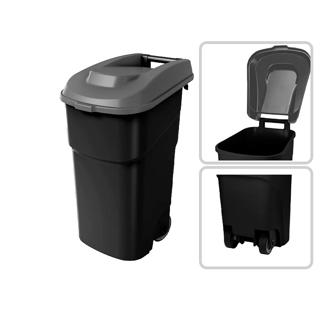 Container pentru gunoi Bytplast 90 л, negru
