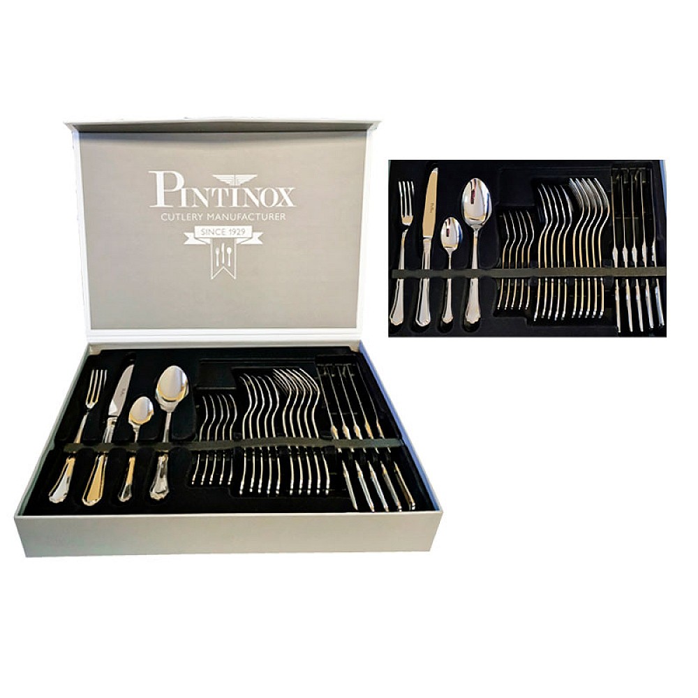 Set de tacimuri Pinti Settecento 24buc, inox
