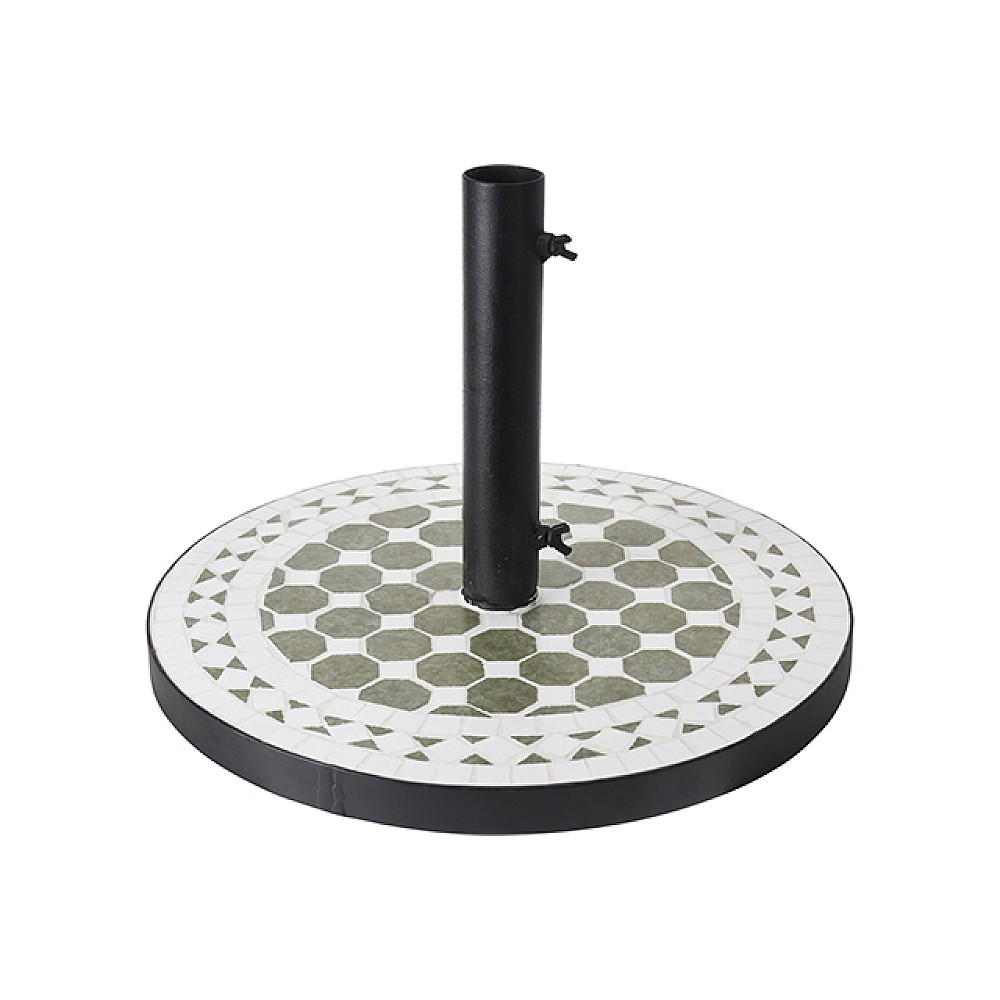 Suport pentru umbrela 11kg Mosaic Green D43cm, H26cm