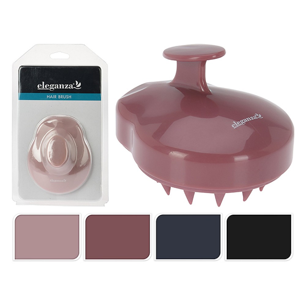 Perie pentru par masajor Eleganza Mini 9X7cm, cu maner