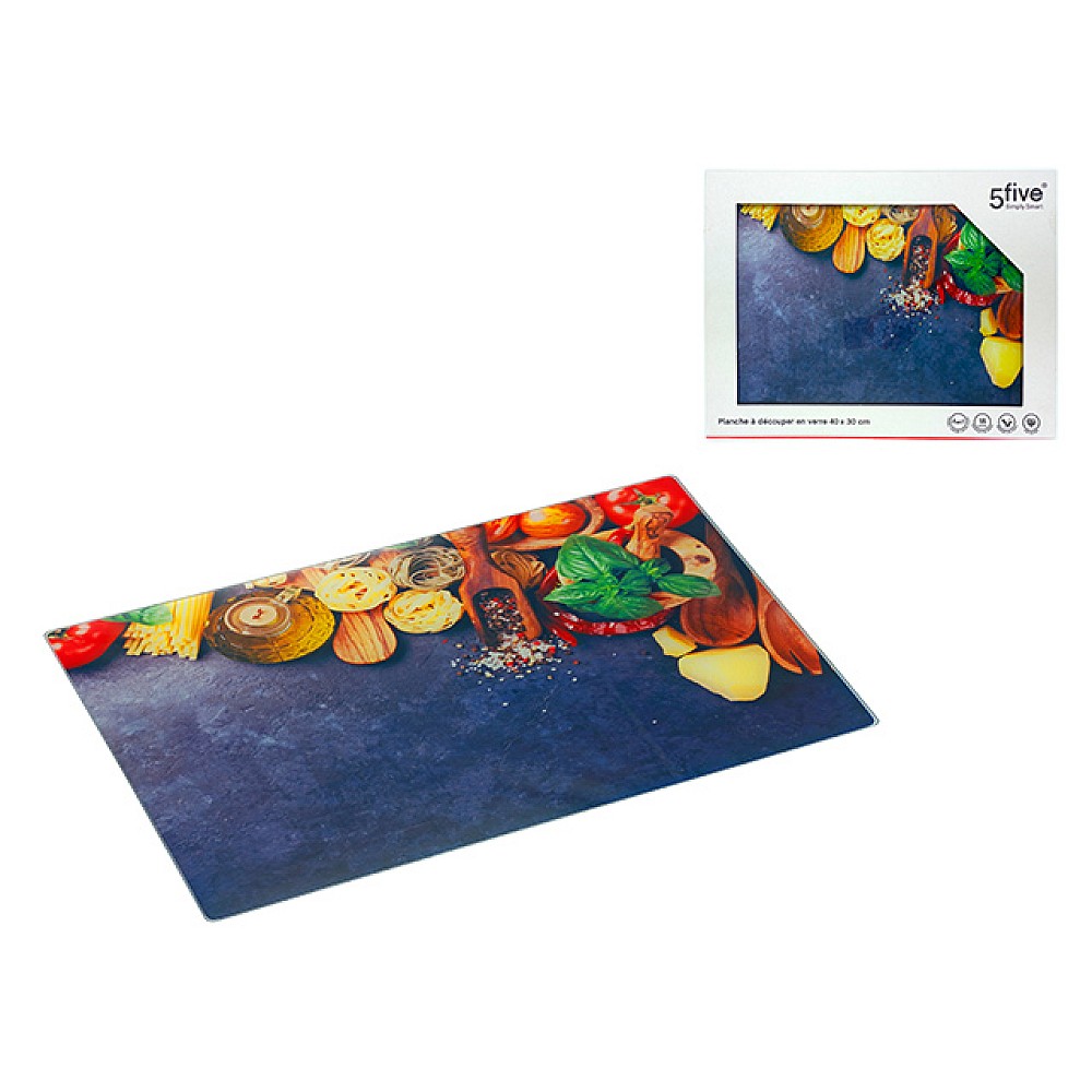 Tocator din sticla Five 40X30cm