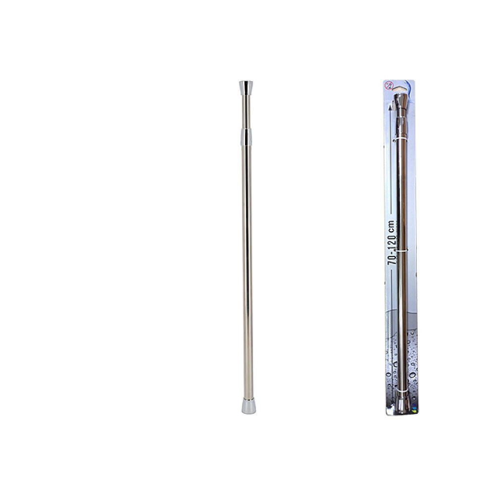 Tijă glisantă pentru perdea Tendance 70-120cm, inox