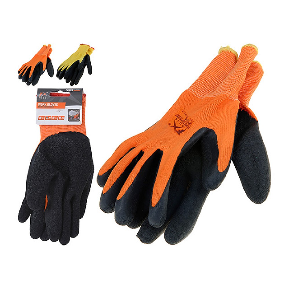 Manusi de lucru acoperite cu cauciuc FX, 4 marimi