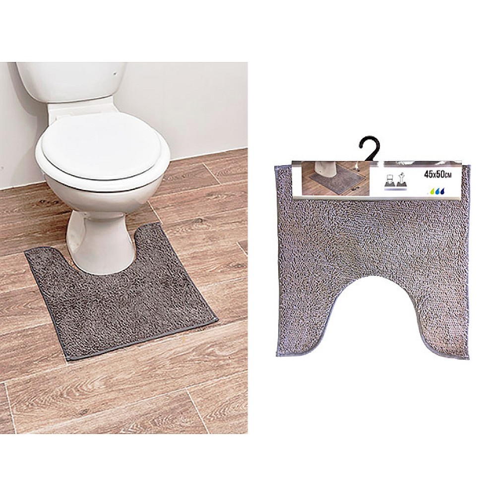 Covoras pentru baie 45X50cm Tendance, gri, poliester