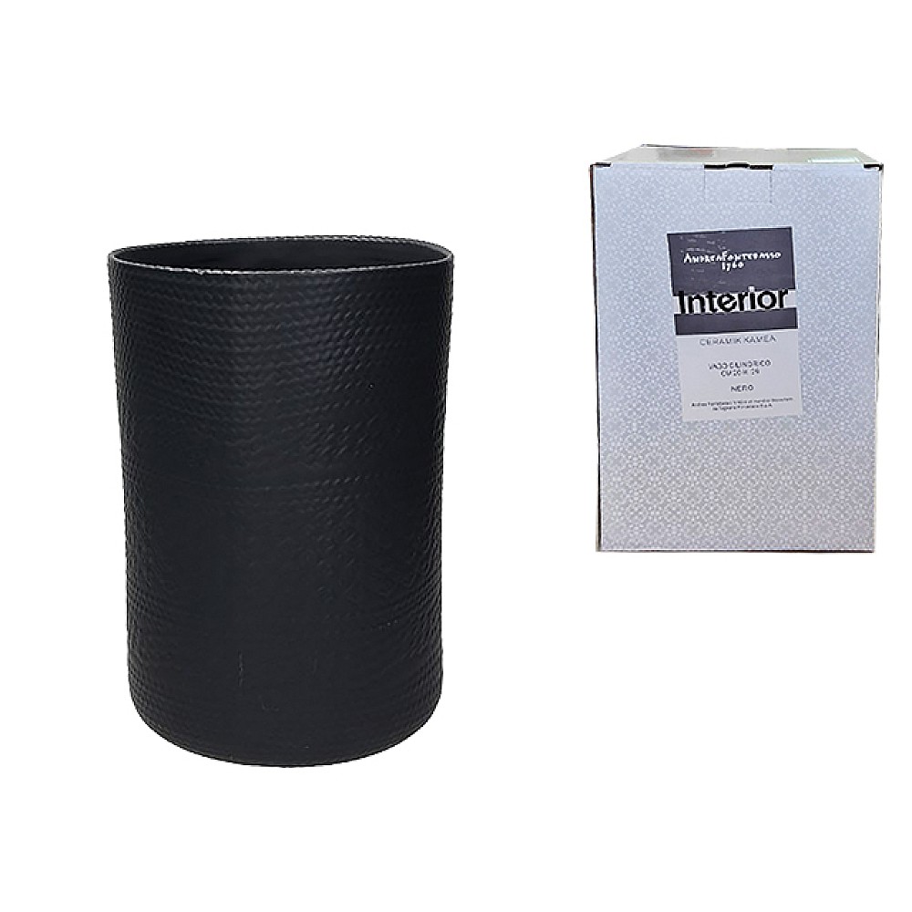 Vaza din ceramica AF Kamea Nero D20cm H29cm