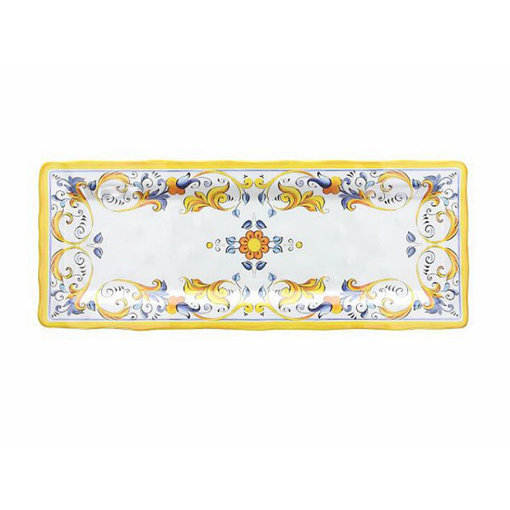 Platou de servire 38X15cm Tognana Florence, melamina, galben