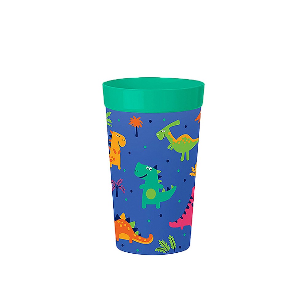 Pahar pentru copii Phibo 380ml, desen, verde