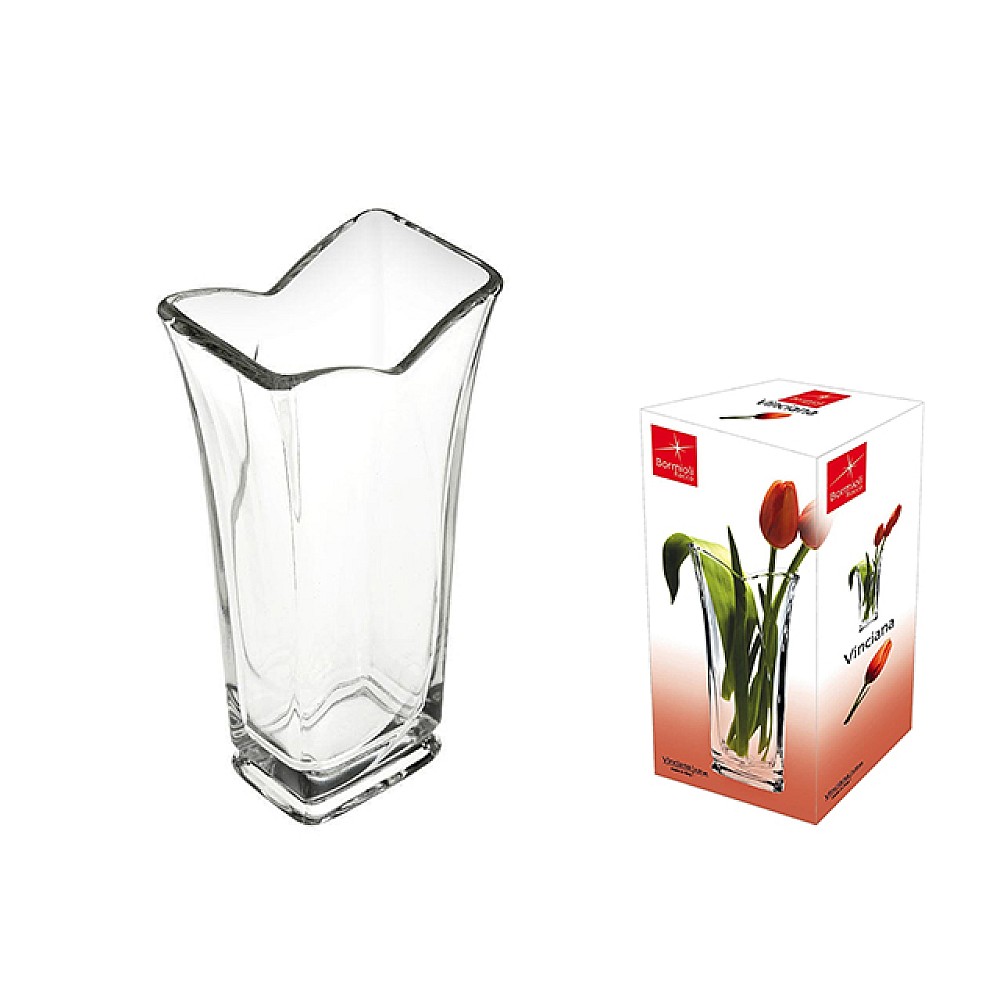 Vaza din sticla Vinciana 23cm