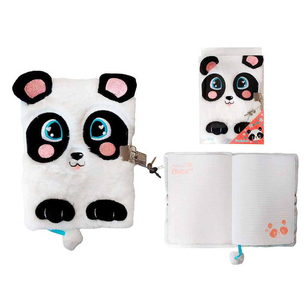 Agenda cu lacat A5, 96 foi, My Little Happy Panda, coperta plus