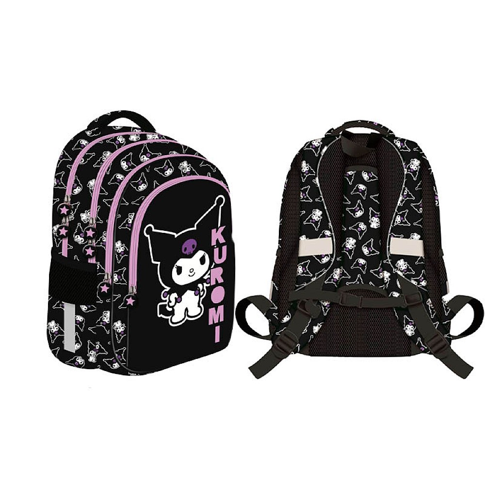 Ghiozdan scolar Kuromi Black 28X18X40 cm