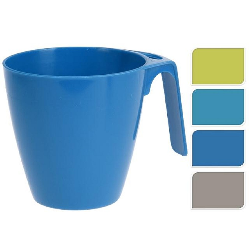 Set de 4 căni Redcliffs, D9cm, 4 culori, din plastic